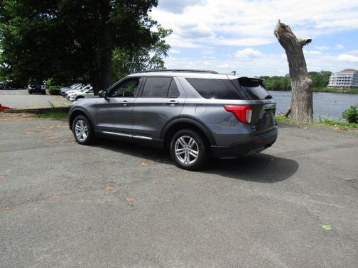 Gray 2022 Ford Explorer XLT