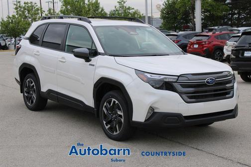 Crystal White Pearl 2026 Subaru Forester Hybrid Premium