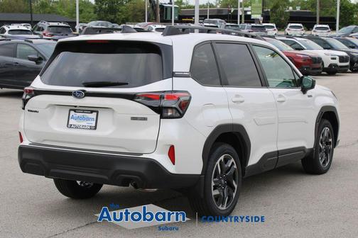 Crystal White Pearl 2026 Subaru Forester Hybrid Premium