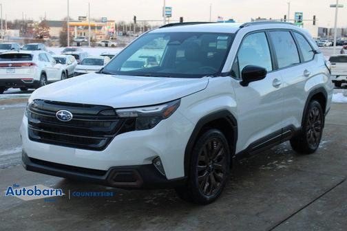 Crystal White Pearl 2026 Subaru Forester Sport