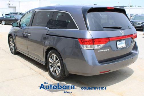 Modern Steel Metallic 2015 Honda Odyssey Touring Elite
