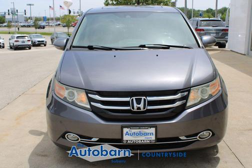 Modern Steel Metallic 2015 Honda Odyssey Touring Elite