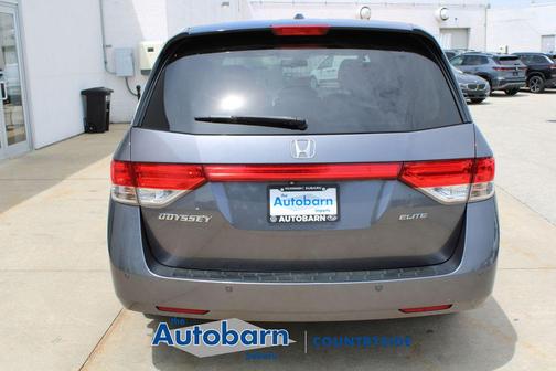 Modern Steel Metallic 2015 Honda Odyssey Touring Elite