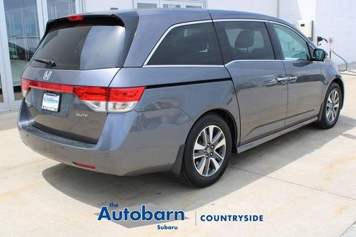 Modern Steel Metallic 2015 Honda Odyssey Touring Elite