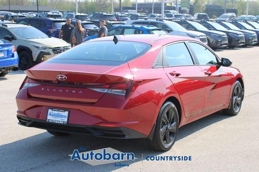 Scarlet Red Pearl 2023 Hyundai ELANTRA SEL
