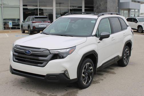 Crystal White Pearl 2026 Subaru Forester Hybrid Premium