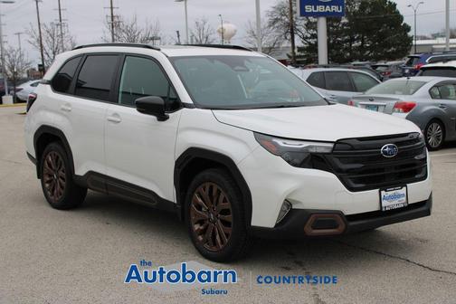 Crystal White Pearl 2026 Subaru Forester Sport