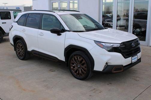 Crystal White Pearl 2025 Subaru Forester Sport