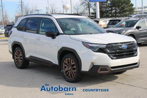 Crystal White Pearl 2026 Subaru Forester Sport