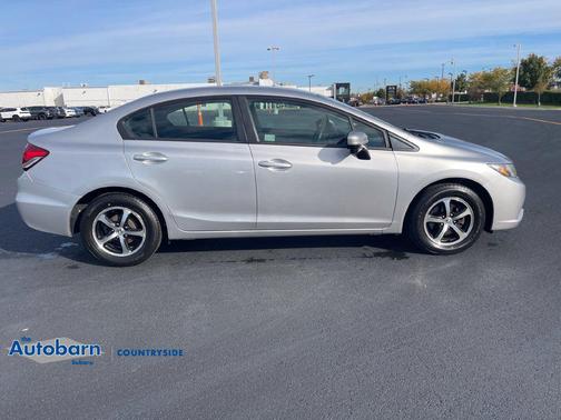 Alabaster Silver Metallic 2015 Honda Civic SE