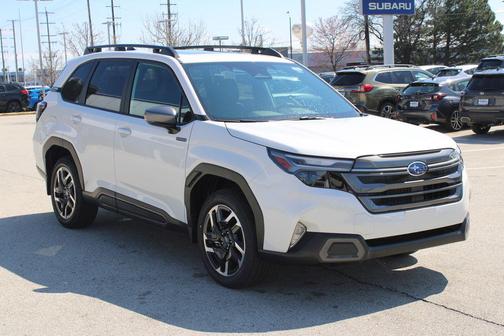 Crystal White Pearl 2026 Subaru Forester Hybrid Limited