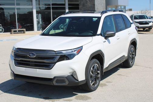 Crystal White Pearl 2026 Subaru Forester Hybrid Limited