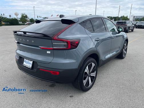 Thunder Gray Metallic 2023 Volvo C40 Recharge Pure Electric Twin Plus