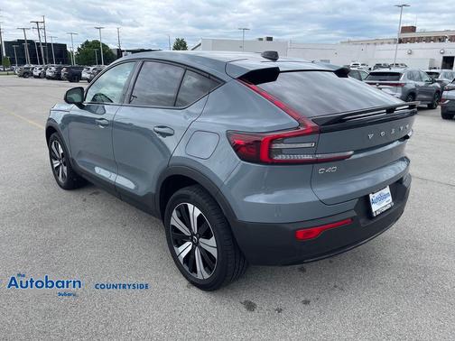 Thunder Gray Metallic 2023 Volvo C40 Recharge Pure Electric Twin Plus