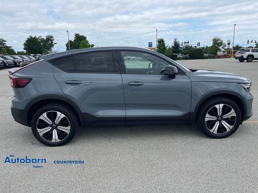 Thunder Gray Metallic 2023 Volvo C40 Recharge Pure Electric Twin Plus