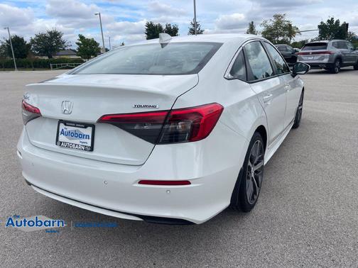 Platinum White Pearl 2023 Honda Civic Touring