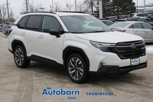 Crystal White Pearl 2025 Subaru Forester Touring