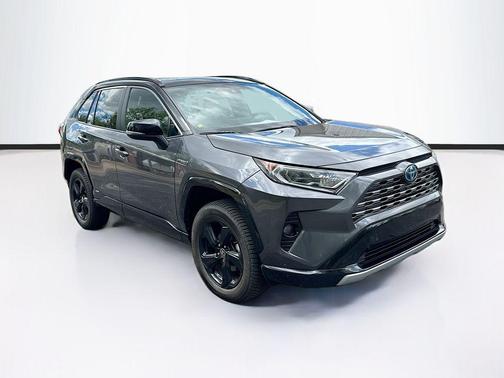 Midnight Black Metallic 2021 Toyota RAV4 Hybrid XSE