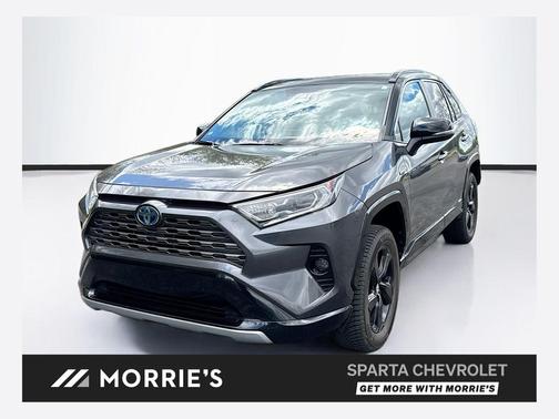 Midnight Black Metallic 2021 Toyota RAV4 Hybrid XSE