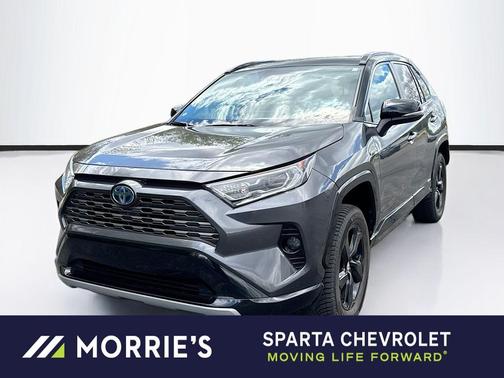 Midnight Black Metallic 2021 Toyota RAV4 Hybrid XSE