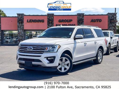 White Platinum Metallic Tri-Coat 2018 Ford Expedition Max XLT