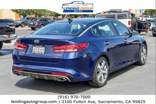 Horizon Blue 2017 Kia Optima SX Turbo