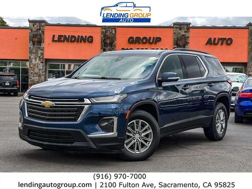 Northsky Blue Metallic 2023 Chevrolet Traverse LT Cloth