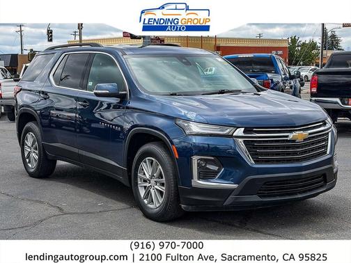 Northsky Blue Metallic 2023 Chevrolet Traverse LT Cloth