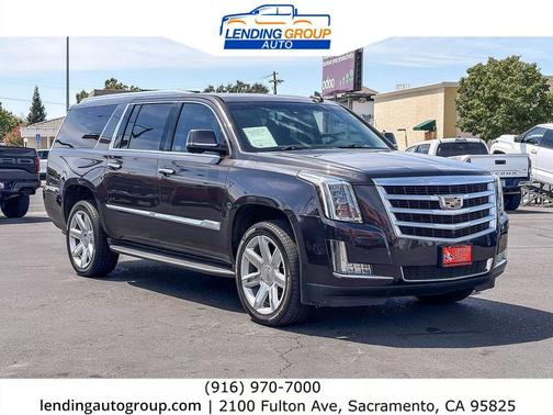 Dark Granite Metallic 2016 Cadillac Escalade ESV Luxury