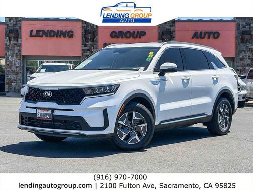 Snow White Pearl 2021 Kia Sorento Hybrid S