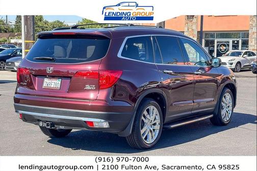 Dark Cherry Pearl 2017 Honda Pilot Elite