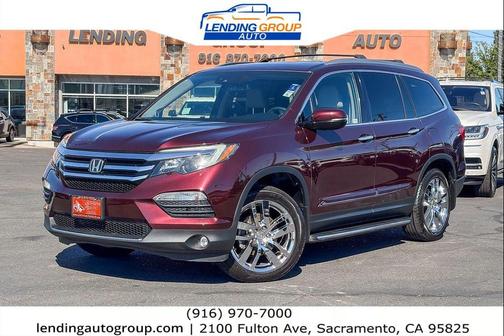 Dark Cherry Pearl 2017 Honda Pilot Elite