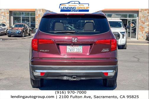Dark Cherry Pearl 2017 Honda Pilot Elite