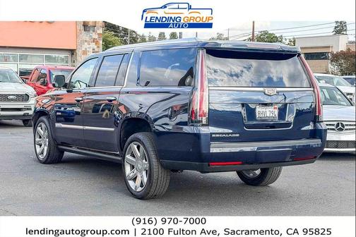 Dark Adriatic Blue Metallic 2019 Cadillac Escalade ESV Premium Luxury