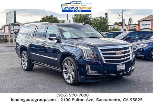 Dark Adriatic Blue Metallic 2019 Cadillac Escalade ESV Premium Luxury