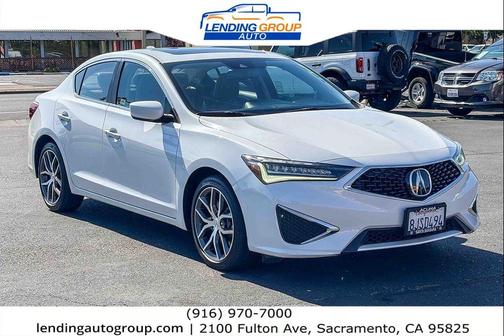 Platinum White Pearl 2019 Acura ILX Premium Package