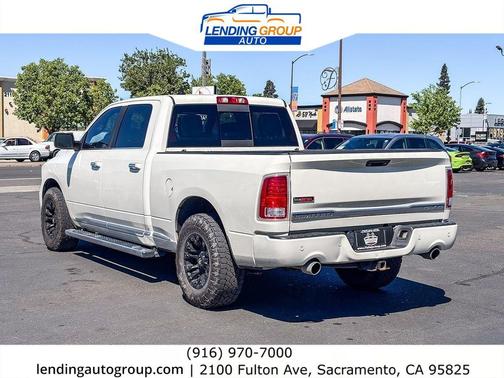 Pearl White 2017 RAM 1500 Limited Crew Cab 4x4 6'4' Box