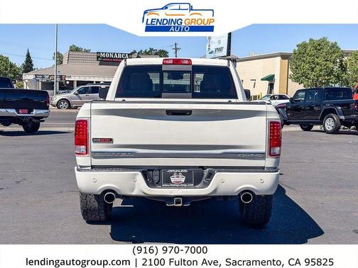 Pearl White 2017 RAM 1500 Limited Crew Cab 4x4 6'4' Box