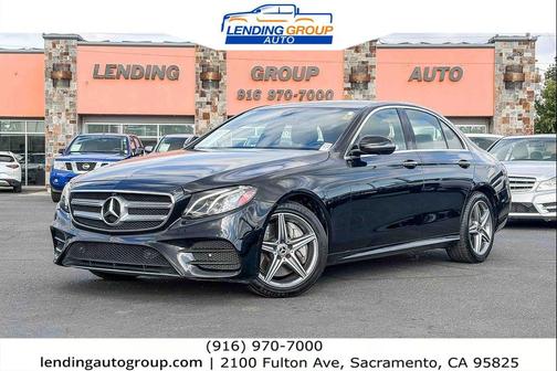 Black 2019 Mercedes-Benz E-Class RWD Sedan