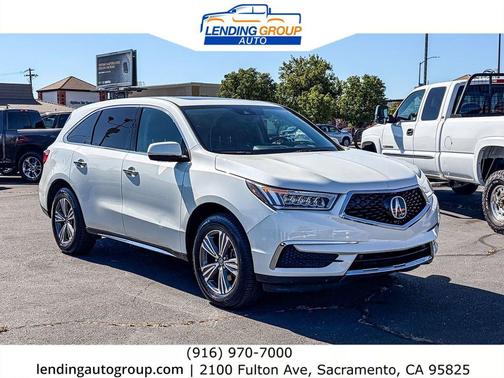 White Diamond Pearl 2019 Acura MDX 3.5L