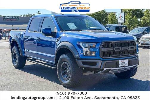 Lightning Blue 2018 Ford F-150 Raptor
