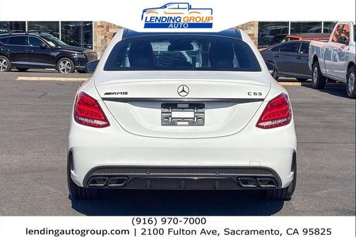 Polar White 2017 Mercedes-Benz AMG C 63 Sedan