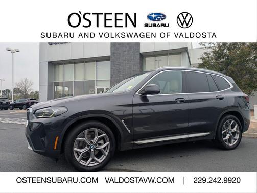 Dark Graphite Metallic 2022 BMW X3 sDrive30i