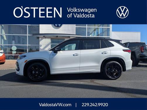 Opal White With Deep Black Roof 2026 Volkswagen Tiguan 2.0T SE R-Line Black SUV