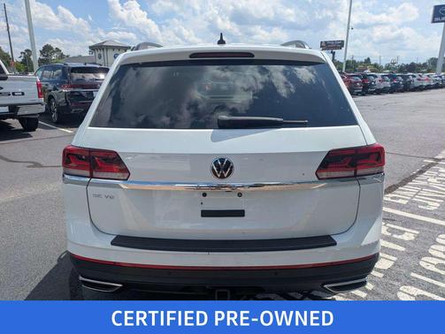 Pure White 2023 Volkswagen Atlas 3.6L SE w/Technology