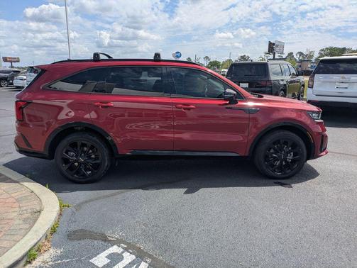 Passion Red Tintcoat 2023 Kia Sorento SX