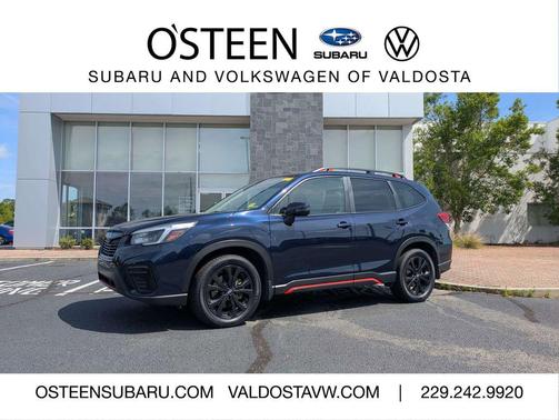 Dark Blue Pearl 2021 Subaru Forester Sport