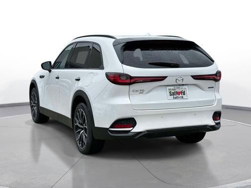 Rhodium White Premium 2025 Mazda CX-70 PHEV Premium Package