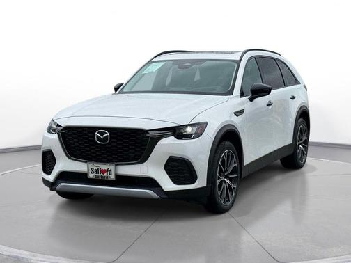 Rhodium White Premium 2025 Mazda CX-70 PHEV Premium Package