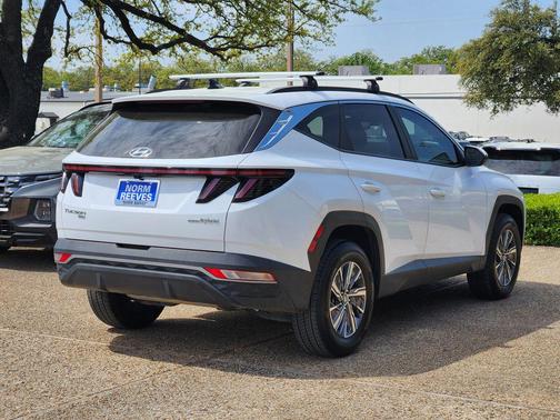 Serenity White Pearl 2023 Hyundai TUCSON Hybrid Blue